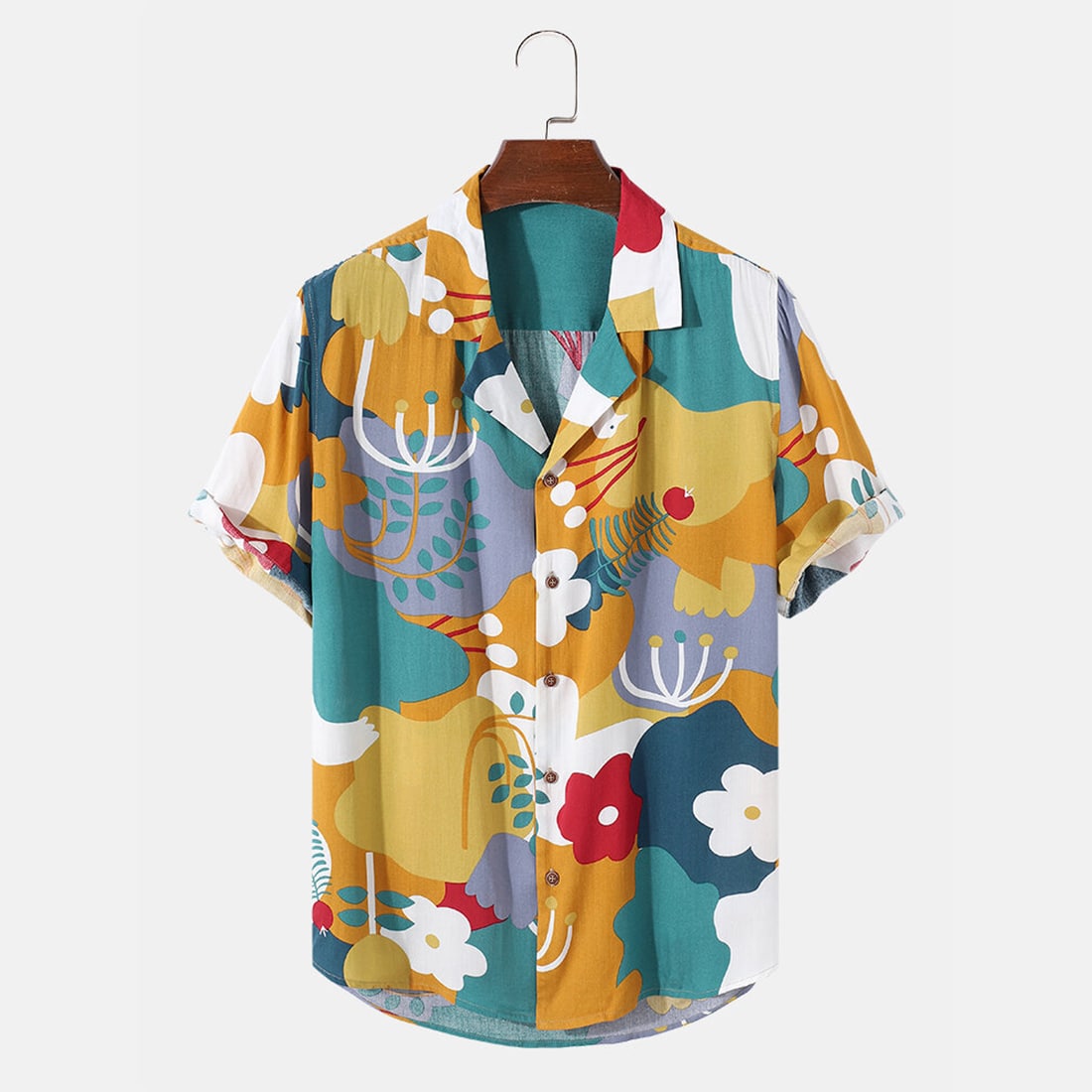 Men short Linen Shirt